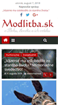 Mobile Screenshot of modlitba.sk